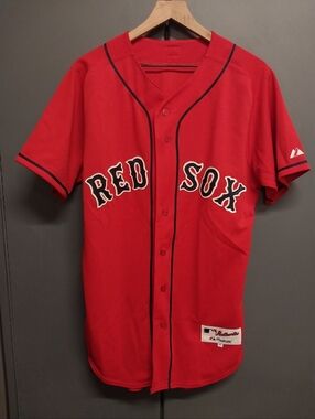 Majestic Authentic Vtg. Boston Red Sox Red Alternate Home Jersey David Ortiz 40